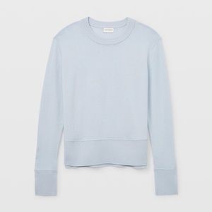 Club Monaco 100% Cashmere! Everywear Cashmere Crewneck Sweater XXS Light Blue
